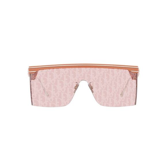 Christian Dior Women's DIORCLUB M1U Pink/Pink Logo Shield Sunglasses - Picture 5 of 14
